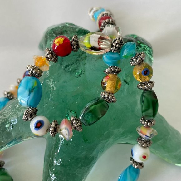 Source Unknown Multicolor Beaded Necklace - Picture 4 of 6